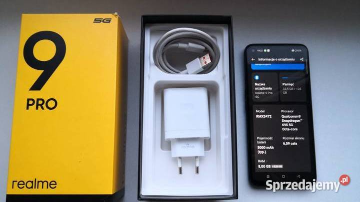 Realme 9 Pro 5G 8128GB 120Hz Głubczyce