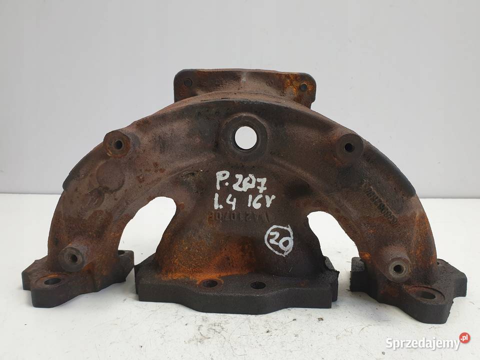 Peugeot 207 14 16V KOLEKTOR WYDECHOWY KFU 90 Rudka sprzedam