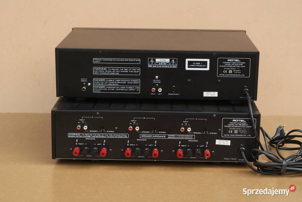 ROTEL RB956 AX konćówka mocy RCC945 CD player Opole sprzedam