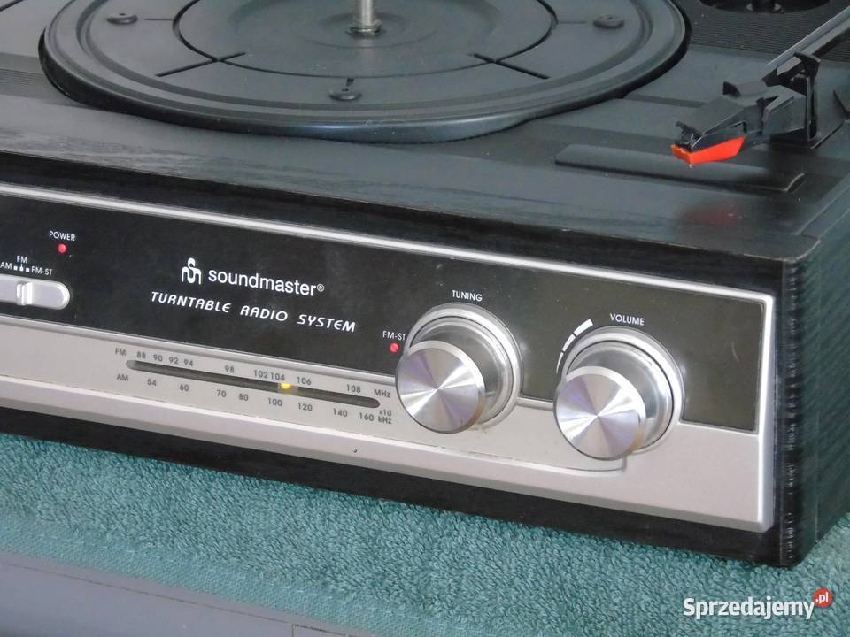 Gramofon stereo z radiem głośniki sprawny podkarpackie Jasło
