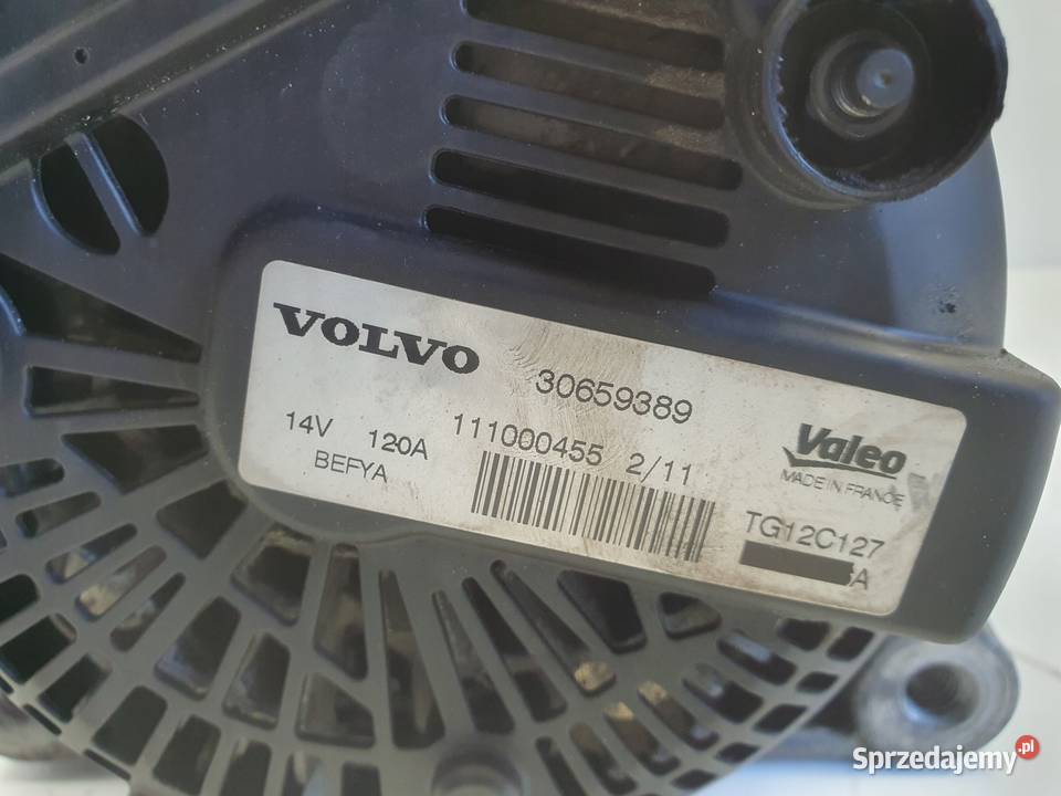 Volvo C30 D2 16 D ALTERNATOR 30659389 oryginał Janów