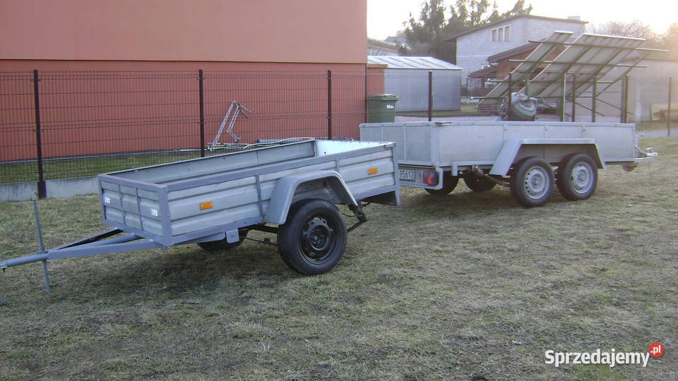 Przyczepka przyczepa SAM 200x120 resory 500kg Do samochodów osobowych Przyczepy Radomsko