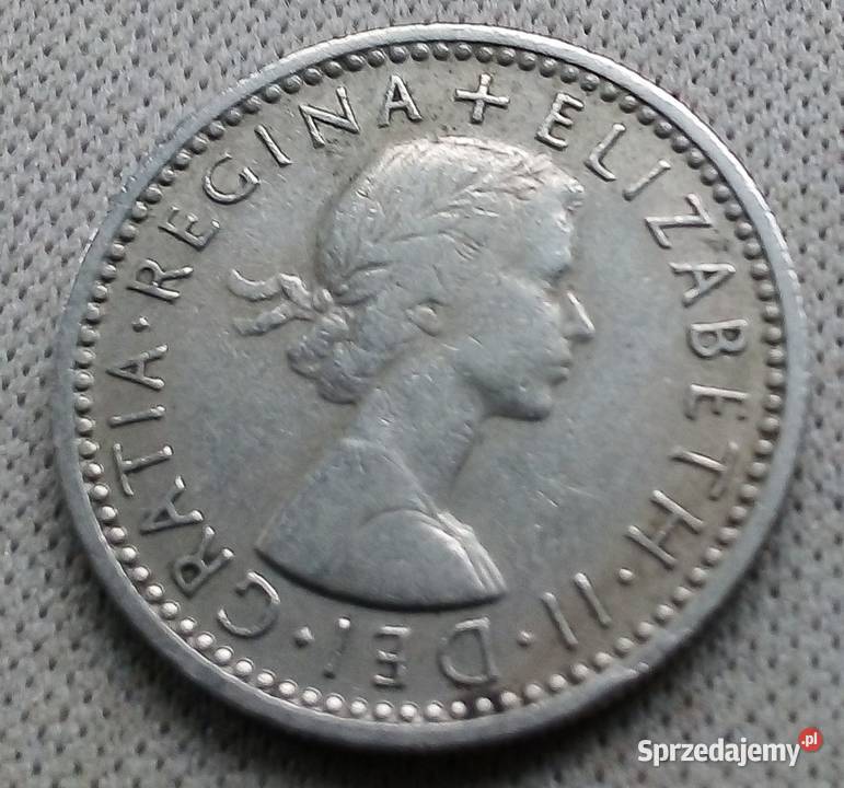 WIELKA BRYTANIASIX PENCE1957 r mazowieckie
