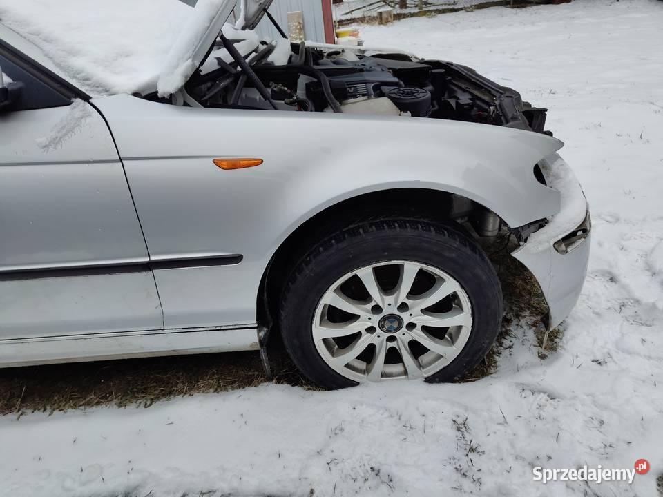 Bmw e46 sedan Lift błotnik przedni prawy srebrny Aleksandrów Łódzki