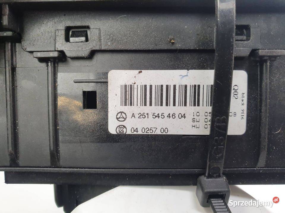 WŁĄCZNIK ŚWIATEŁ MERCEDES RKLASA W251 320 PRZED kujawsko-pomorskie Lipno