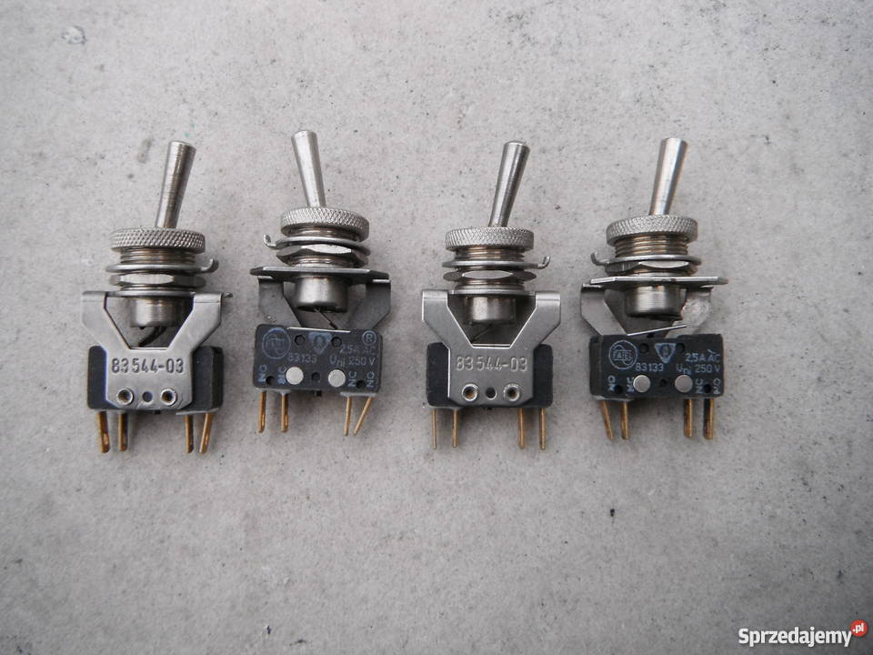 Przełącznik miniaturowy 8354403 Nowe 250V 25A Produkcja Chlewiska sprzedam