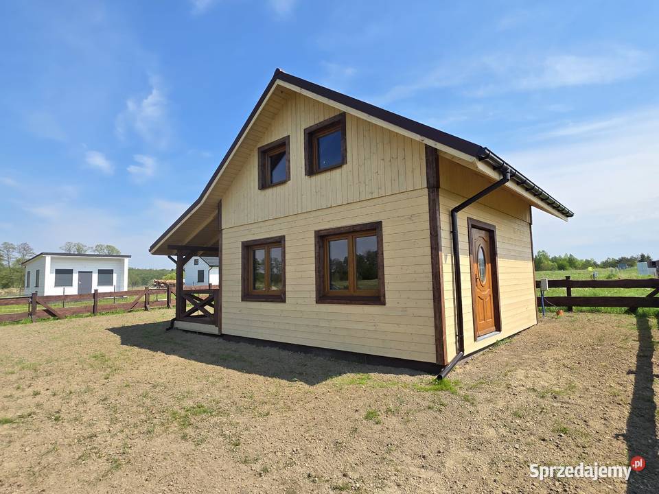 Dom z drewna budowa całoroczny 70 m2 usługi budowlane