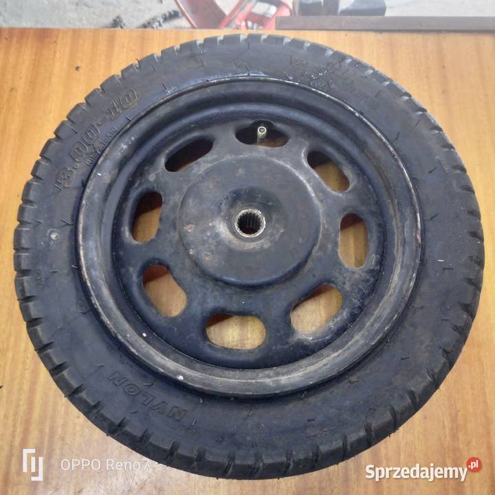 Tylne koło 10 19 fr Skuter 4T Łubno sprzedam