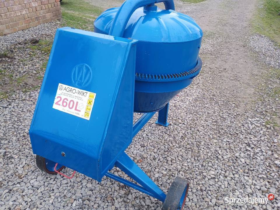 Betoniarka Agro Wikt 260 l Mało Używana 2010 Izbica