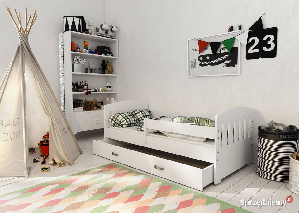 Łóżko dziecięce Miki B6 160X80 ze stelażem i sprzedam