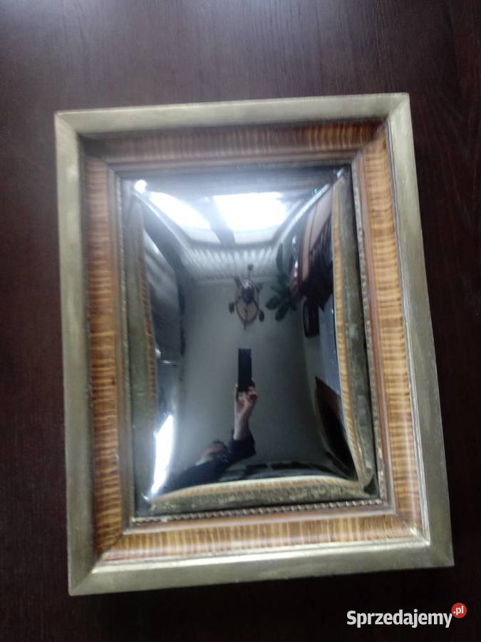wypukłe lustro w stylu angielskim antyczne Piotrówek