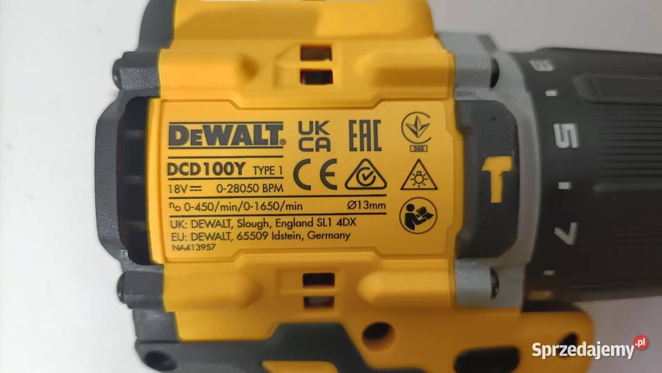 Wiertarkowkrętarka Dewalt DCD100YP2T ZESTAW Wiertarki i wkrętarki Katowice