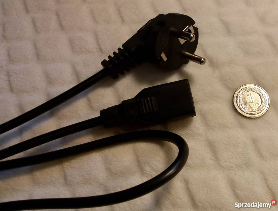 Kabel zasilania komputerowy czarny 120