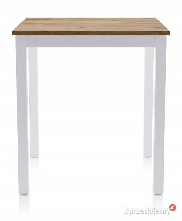 Stół kuchenny kwadratowy 68 x 68 x 75 CZARNY Biłgoraj