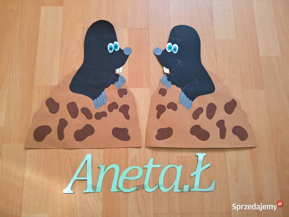 Dekoracje dwustronne okienne wiosenne z brystolu