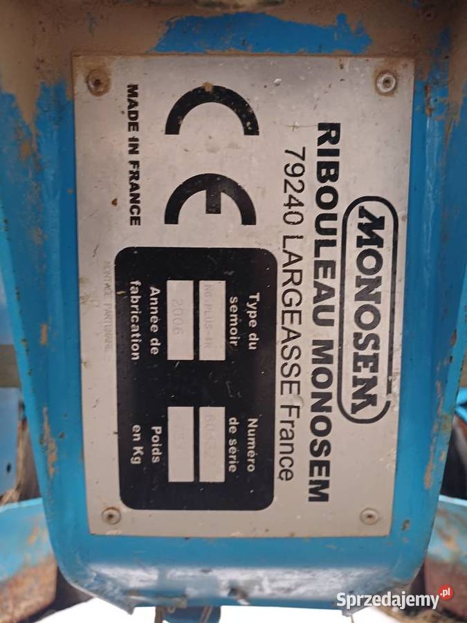 Monosem NG talerzowy 4 rzędy super stan lubelskie Wilczopole