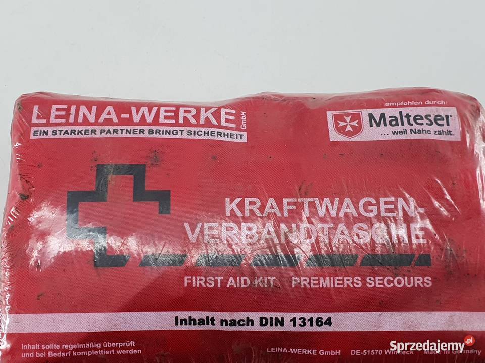 LeinaWerke 11028 kompaktowa apteczka samochodowa Apteczki, gaśnice, trójkąty Janowice sprzedam