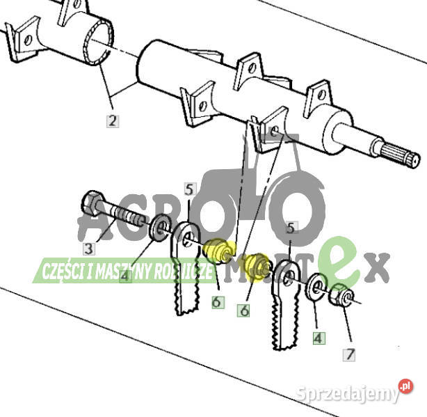 Z51243 LA322331350 31329777 84433270 TULEJKA Wichrów