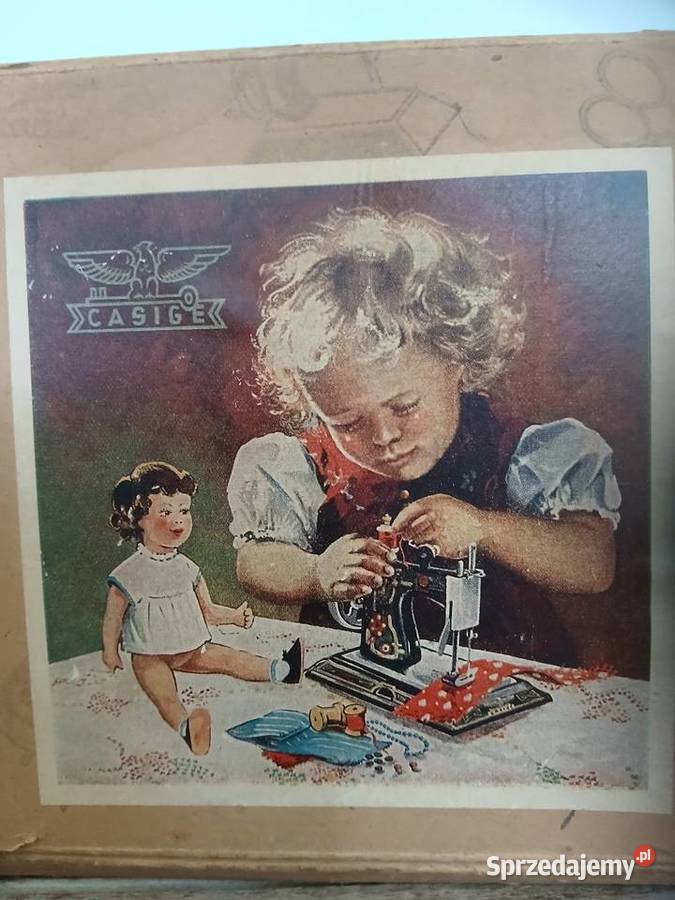 Zabytkowa miniaturowa maszyna do szycia Kraków