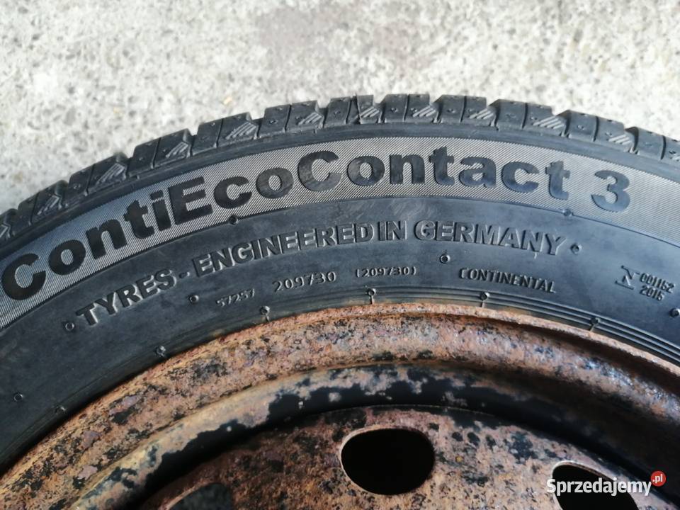 Opona z felgą Continental Eco Contact 3 1856515 małopolskie Kaszów