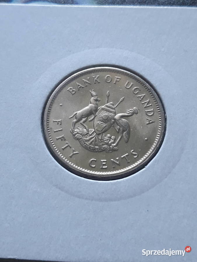 50 Centów Uganda 1976 r Numizmatyka Konin sprzedam