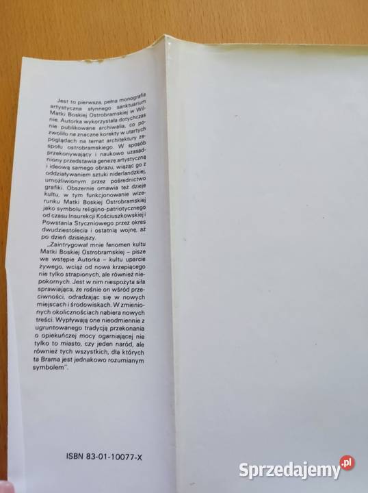 Ostra Brama w Wilnie Maria KałamajskaSaeed Rok wydania 1990