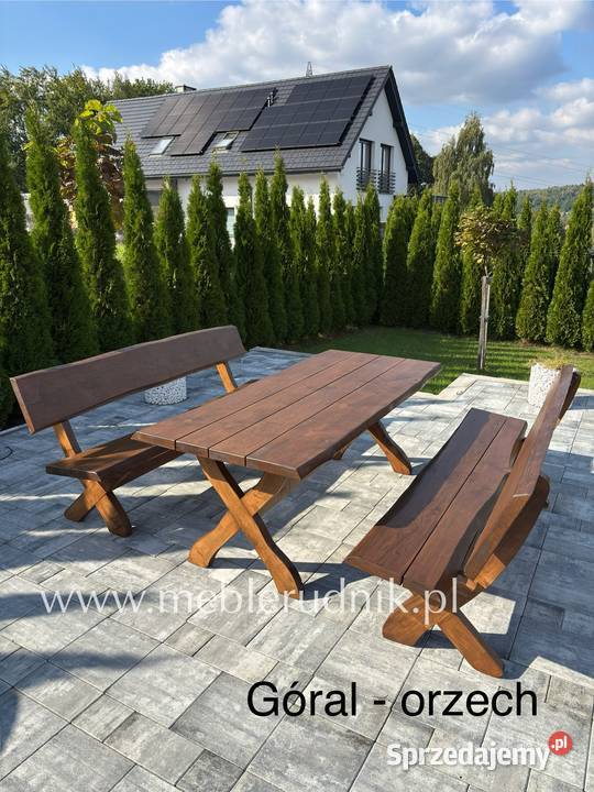 Meble ogrodowe drewniane promocja wysyłka Bytom