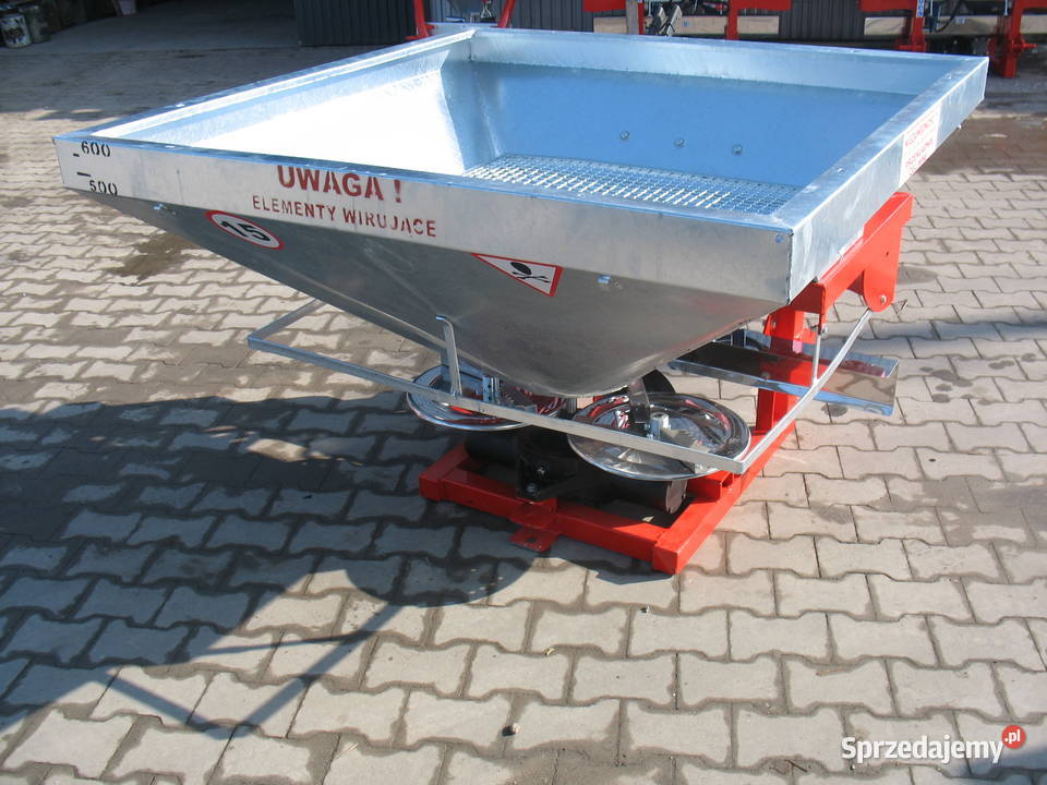 Rozsiewacz dwutalerzowy UNIOR 2 ocynk 800L