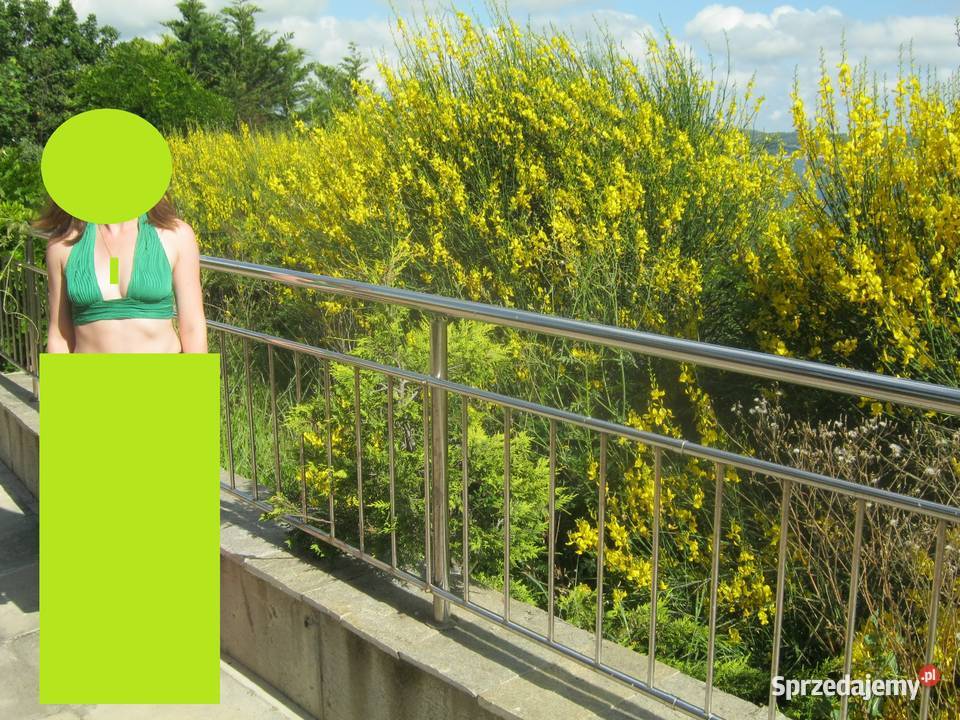 Top elastycznyzakladany na szyjeS 10 zl zielony Rzeszów