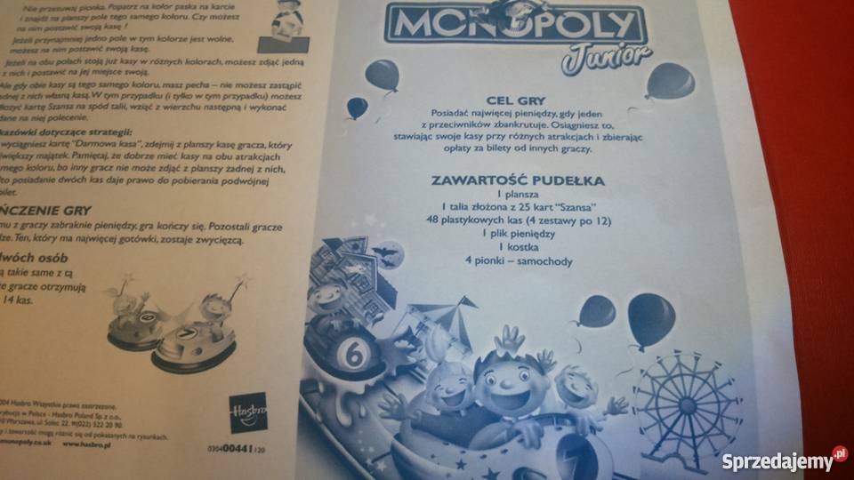 Gra Monopoly Junior w stanie Tuszkowo