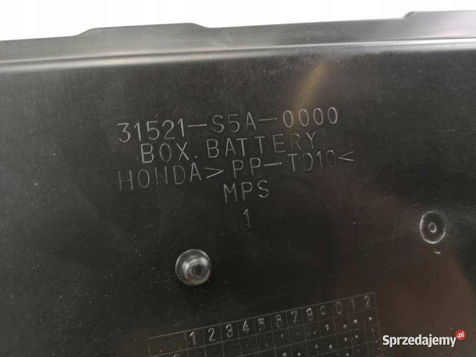 OSŁONA AKUMULATORA HONDA CIVIC FRV ORYGINAŁ ASO osobowe Akumulatory