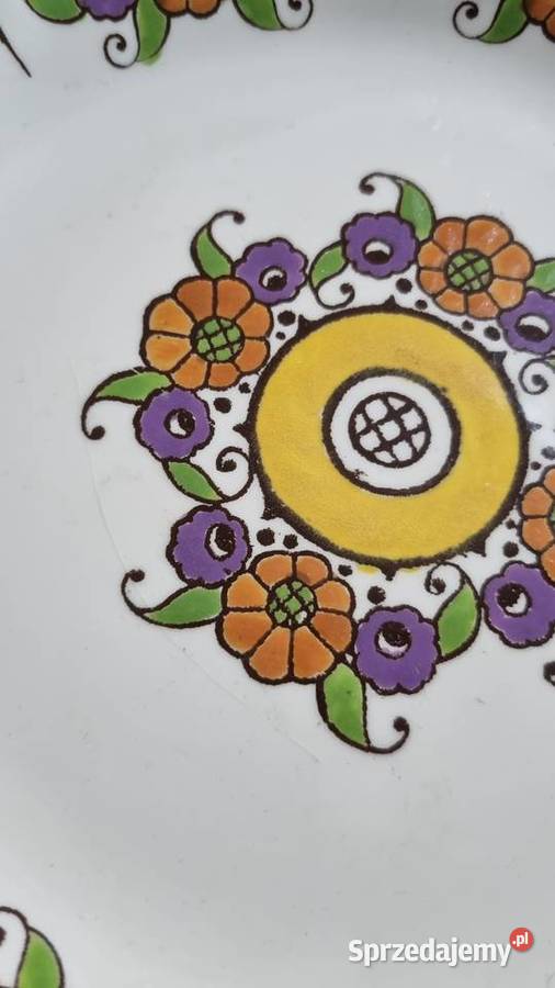 Talerz Villeroy Boch art deco 1930 roku Wola Podłężna