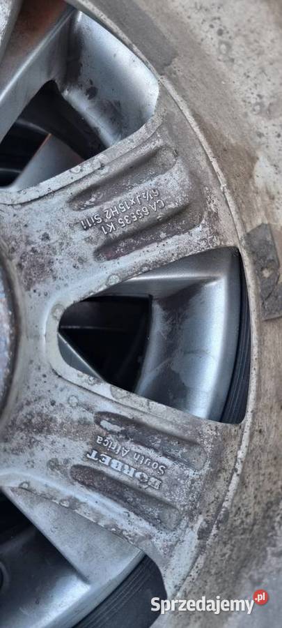 Sprzedam Felgi Aluminiowe Borber R15 5x100 Gliwice
