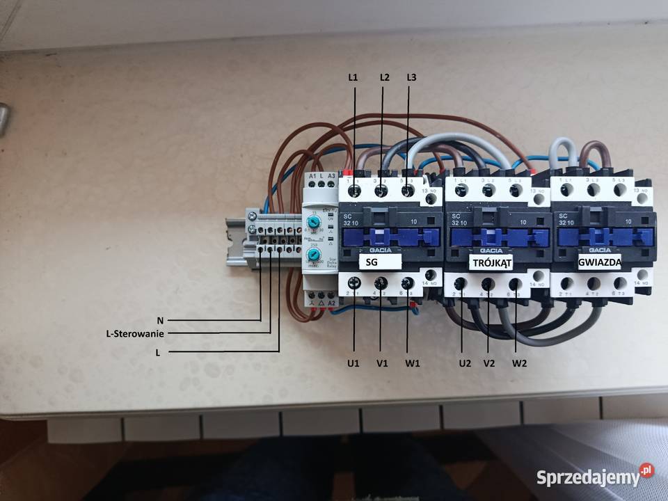 Układ rozruchowy gwiazda trójkąt do silników o Węgrzce Wielkie sprzedam