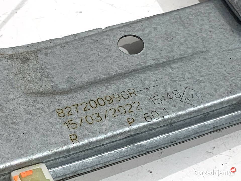 PODNOŚNIK SZYBY PRAWY TYŁ DACIA DUSTER osobowe