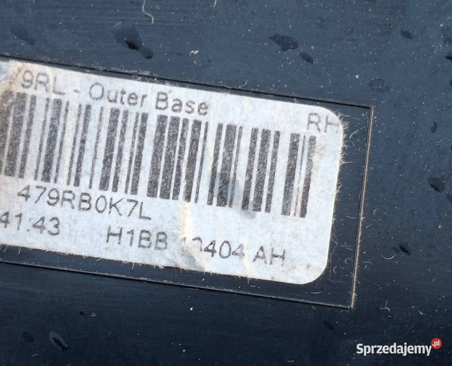 FORD FIESTA MK8 LAMPA PRAWY TYŁ PRAWA TYLNA lubuskie Bieleń