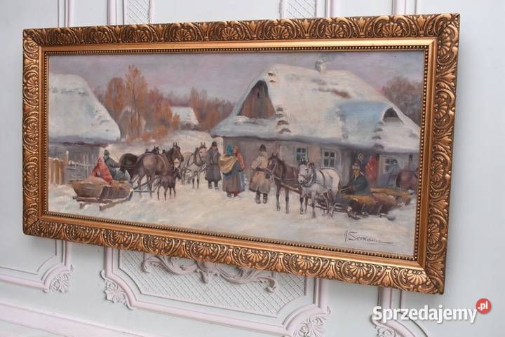 A Setkowicz Spotkanie Przed Karczmą Wieś Sanie Kraków