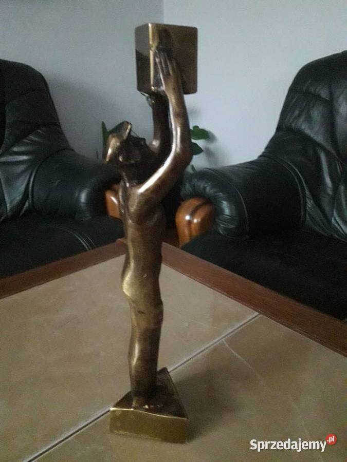 Statuetka z brązu mosiądzu Mclane Polska Janów Lubelski sprzedam