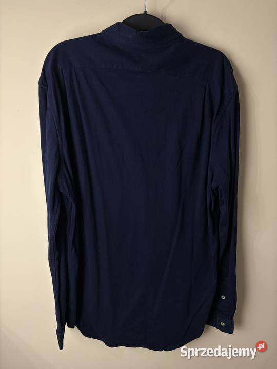 Koszula męska Polo Ralph Lauren Jersey niebieski Odzież codzienna wielkopolskie Poznań