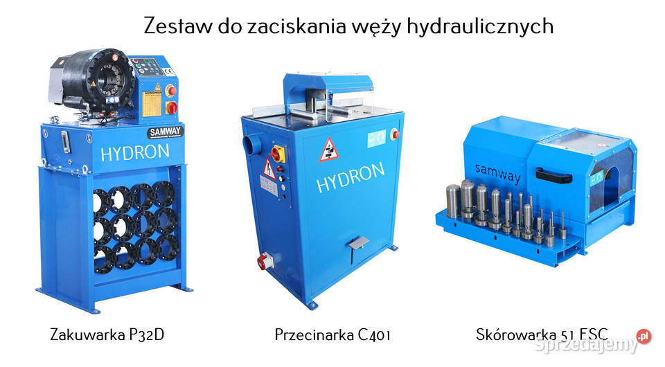 Zestaw maszyn do zaciskania przewodów DELUXE 2 wielkopolskie sprzedam