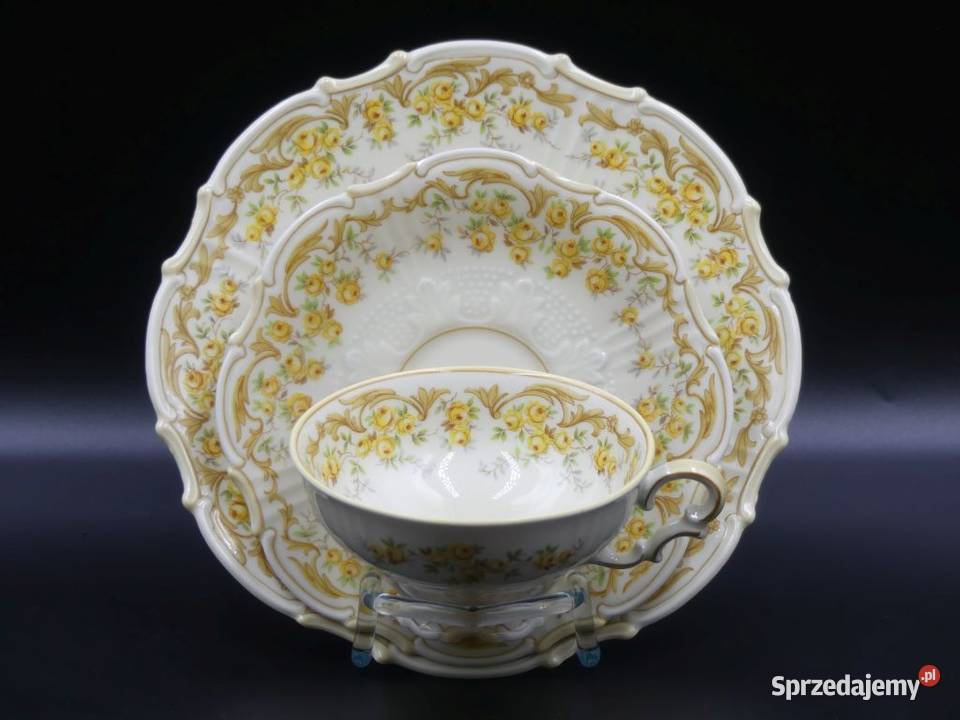 Komplet śniadaniowy Sorau Żary piękne reliefy Poznań