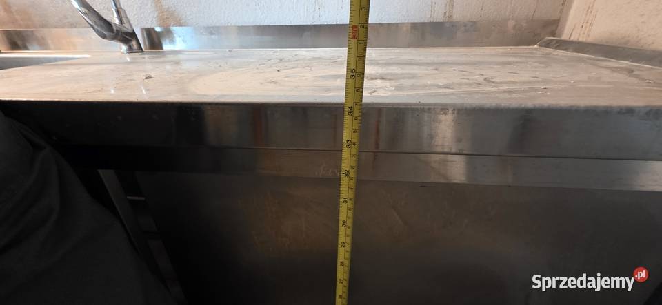 Dwukomorowy zlewozmywak stół 200 długi Stalgast Kuchnia Kraków