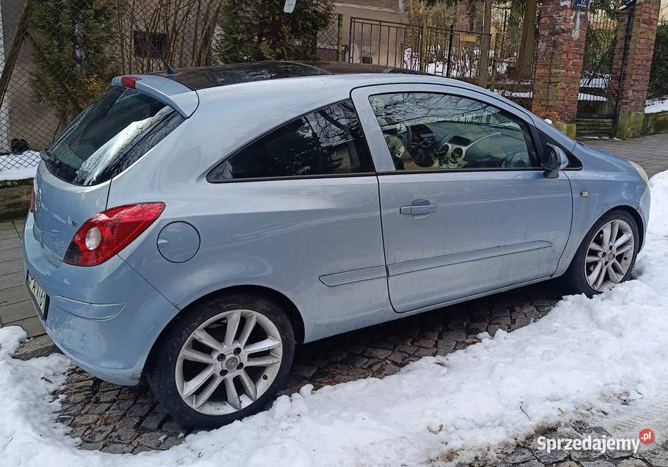 Opel Corsa d 12 benzyna szyberdach bagażnik Rok produkcji 2007 Corsa Kraków