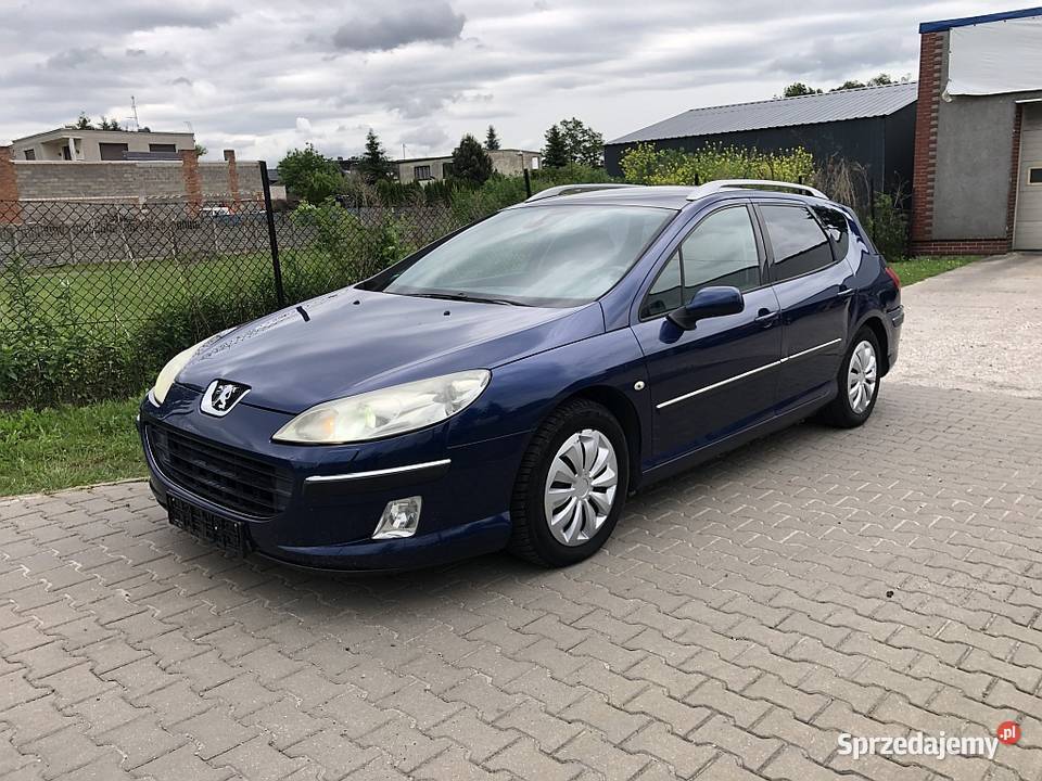Peugeot 407 XENON 20d 136 Panorama Półskóry 4/5 Łódź