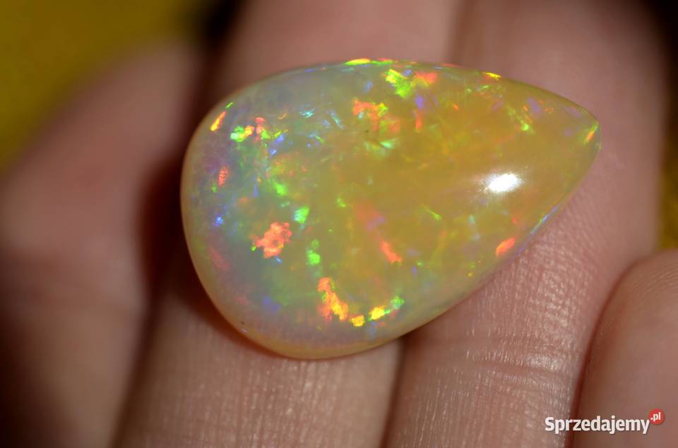 certyfikat duży naturalny opal etiopski 1143 ct Warszawa