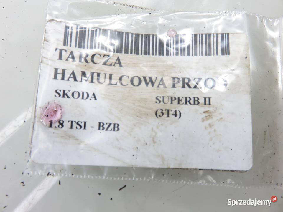 TARCZA HAMULCOWA PRZÓD SKODA SUPERB II 3T4 18 osobowe