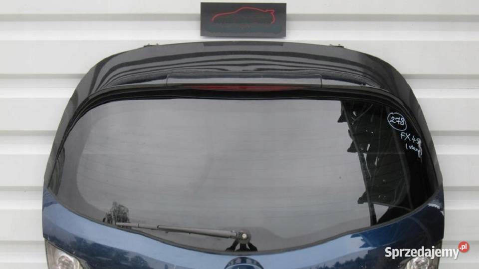 INFINITI FX 45 SZYBA TYLNA TYŁ osobowe Nowy Tomyśl