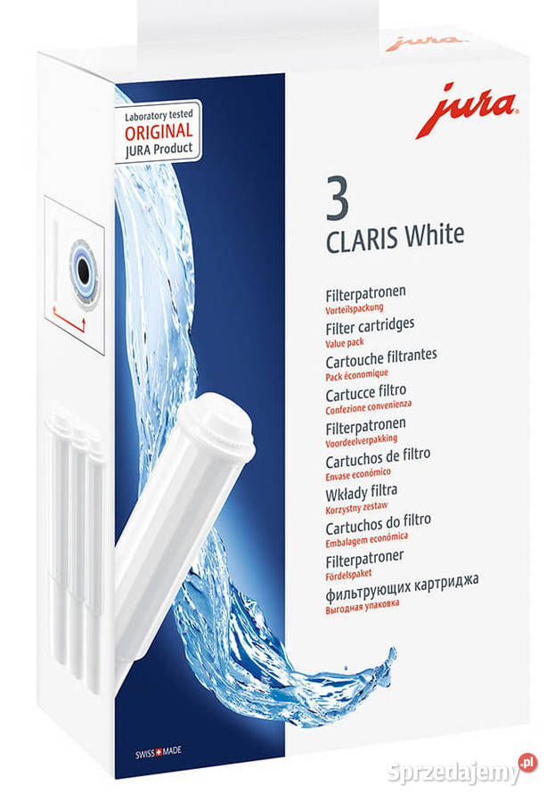 Filtry do wody Jura Claris White 68739 3 Opalenica