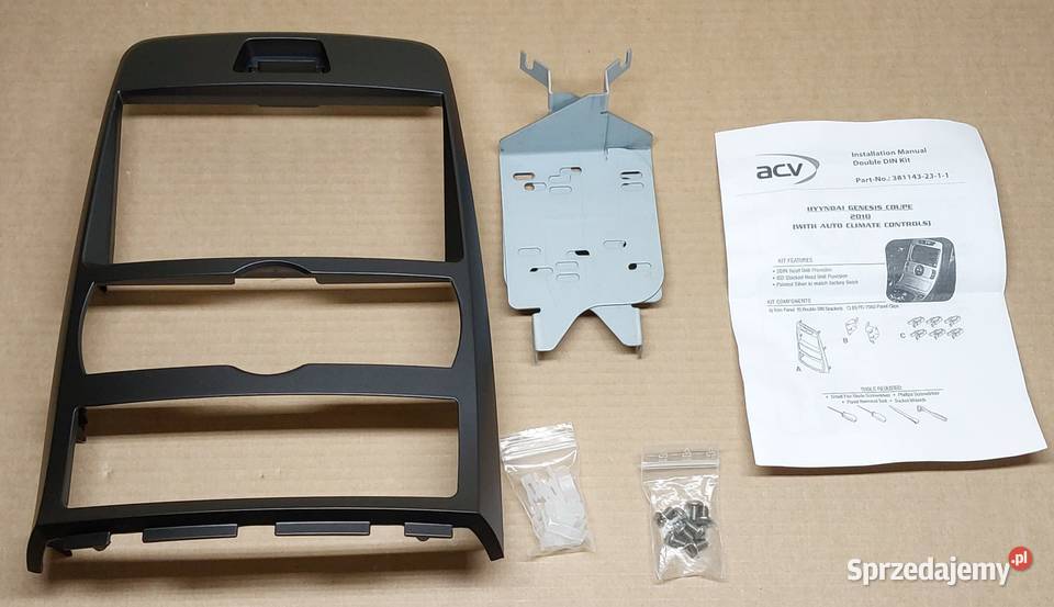 CARAV 11389 OBUDOWA RAMKA RADIA 2 DIN HYUNDAI Części samochodowe Mielęcin sprzedam