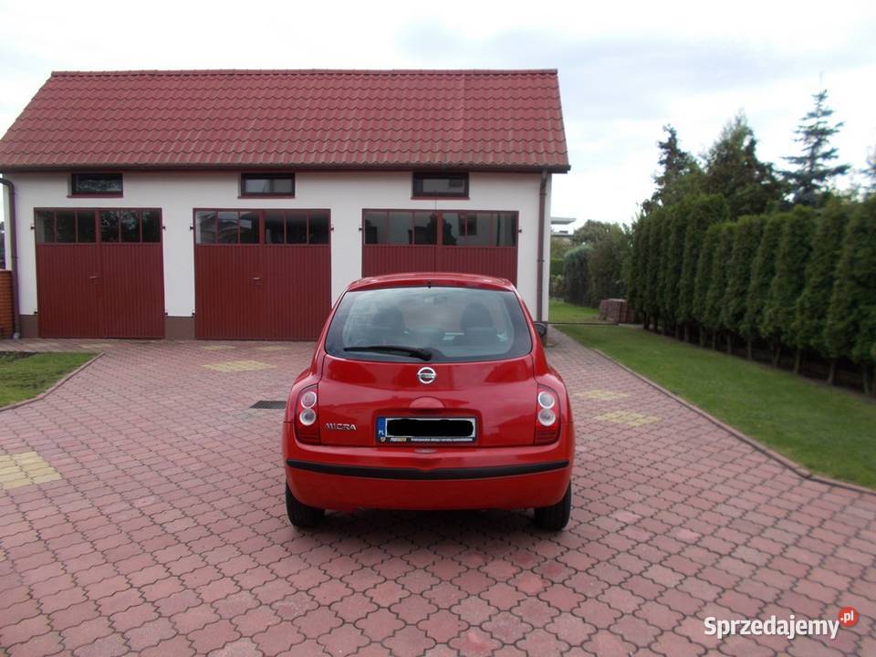 NISSAN MICRA 12 benzyna 2008 r 5 drzwi immobilizer Uniejów